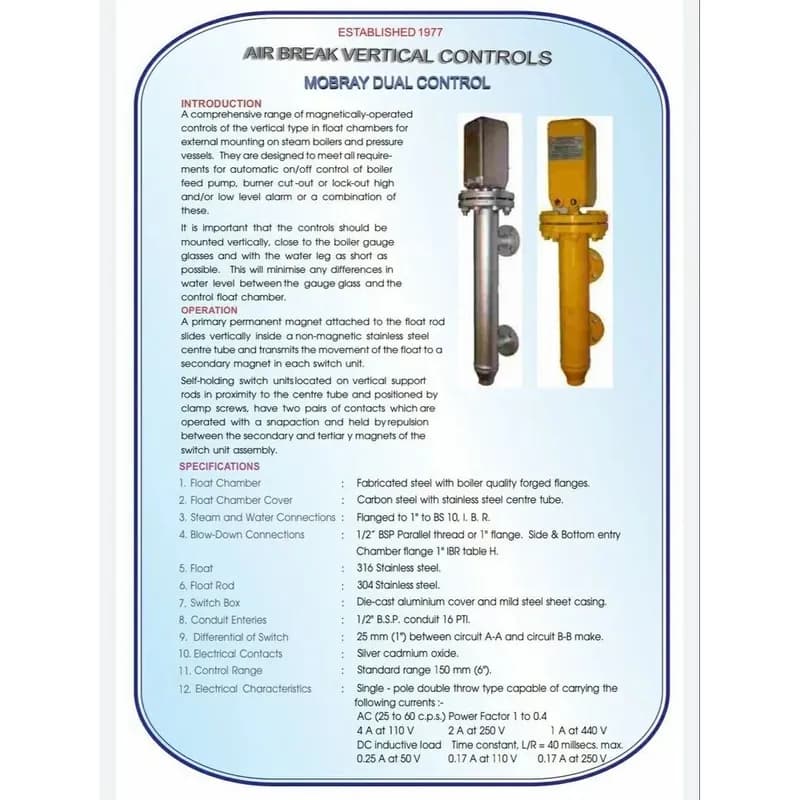 Boiler Mobrey Level Controller — view 2