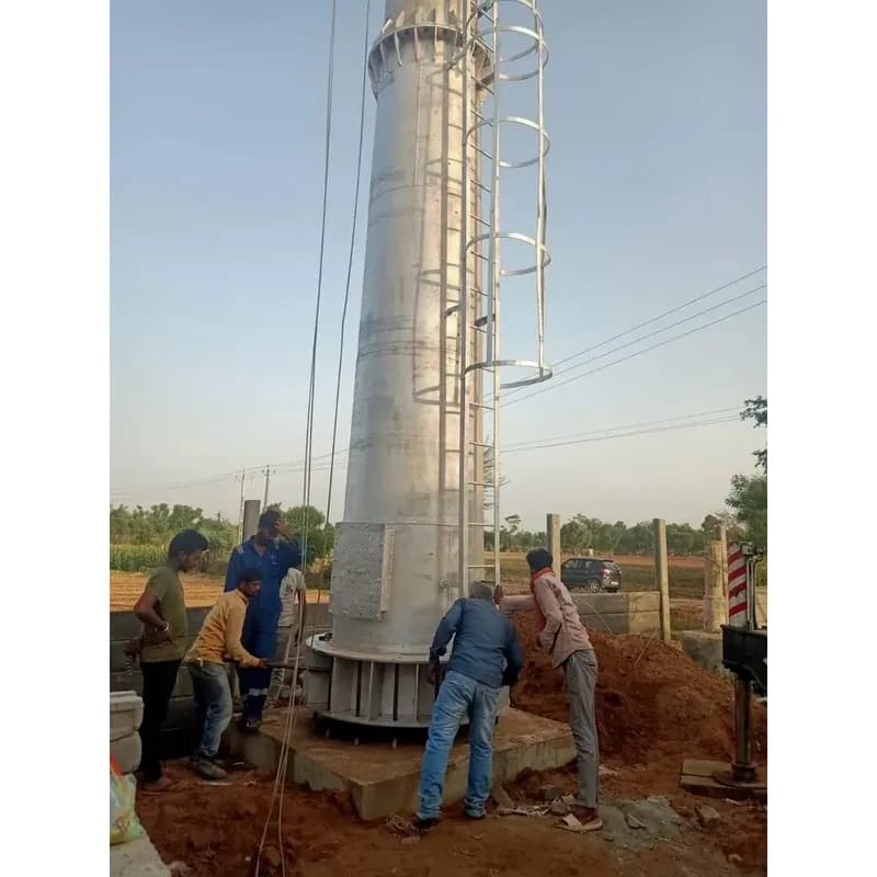 Industrial Chimney Erection — view 2