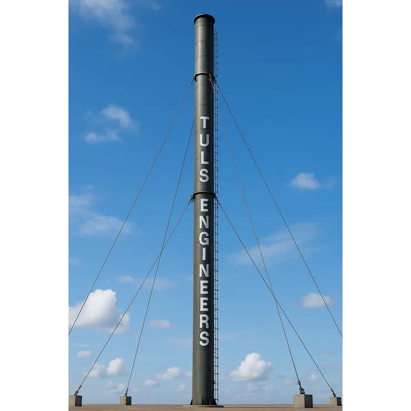 Guy Wired Supported Chimney — view 2