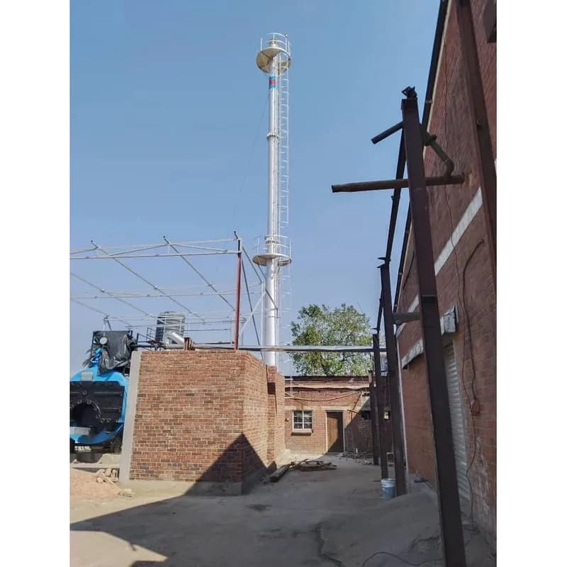 Industrial Boiler Chimney — view 2