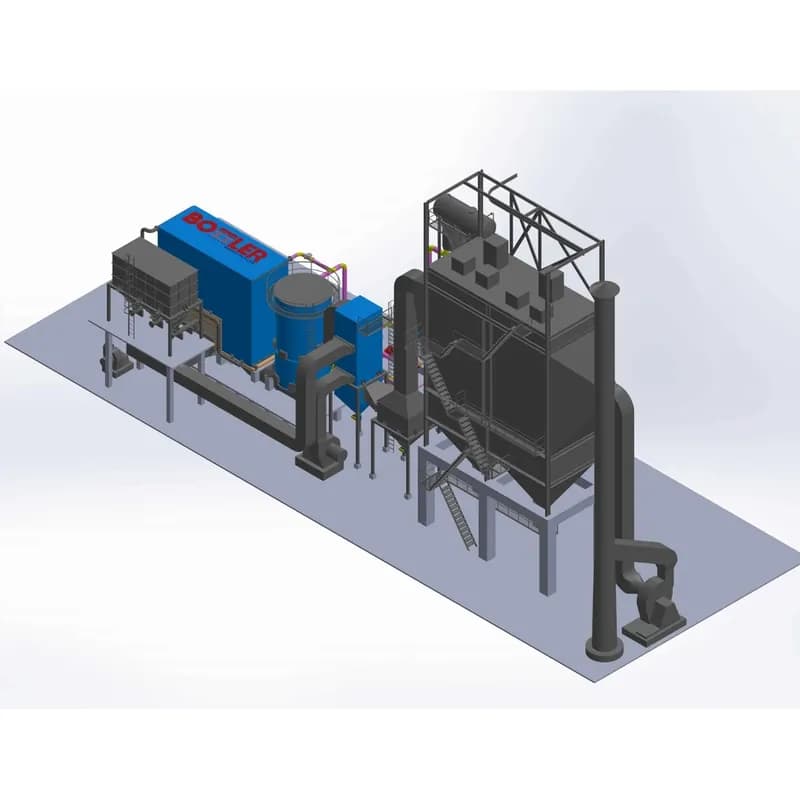Solid Fuel Fired Thermic Fluid Heater — view 5